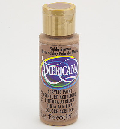 DAO61-3 - DecoArt - Sable Brown - Americana Acrylics