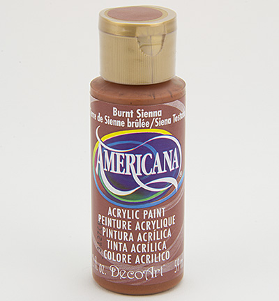 DAO63-3 - DecoArt - Burnt Sienna - Americana Acrylics