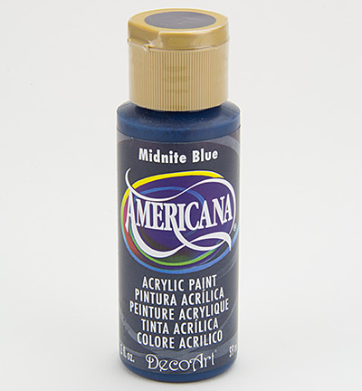 DAO85-3 - DecoArt - Midnite Blue (transparent) - Americana Acrylics