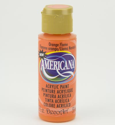 DA315-3 - DecoArt - Orange Flame - Americana Acrylics