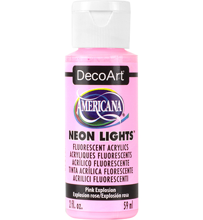 DA340-3 - DecoArt - Neon Lights Pink Explosion - Americana Neon