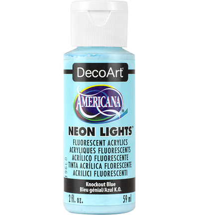 DA344-3 - DecoArt - Neon Lights Knockout Blue - Americana Neon