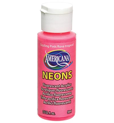 DHS3-3 - DecoArt - Neon Sizzling Pink - Americana Neon