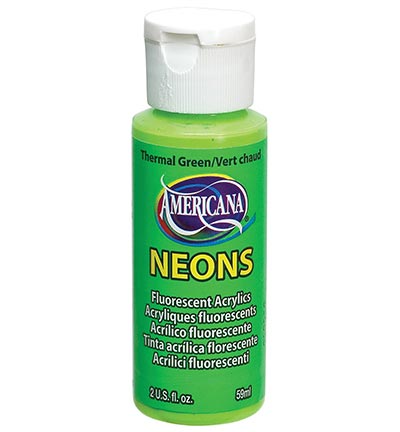 DHS5-3 - DecoArt - Neon Thermal Green - Americana Neon