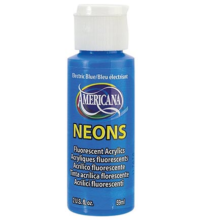 DHS6-3 - DecoArt - Neon Electric Blue - Americana Neon