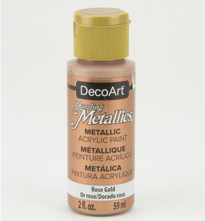 DA336-3 - DecoArt - Rose Gold - Dazzling Metallics