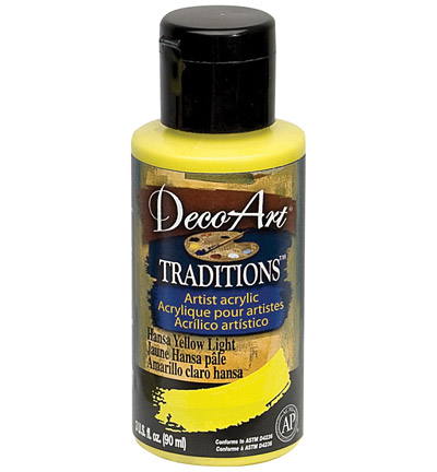DAT15-35 - DecoArt - Hansa Yellow Light - Traditions Acrylics