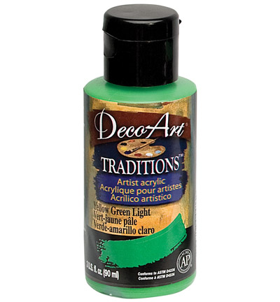 DAT16-35 - DecoArt - Yellow Green Light - Traditions Acrylics