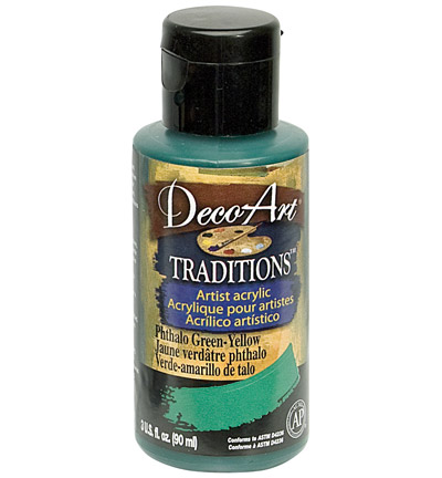 DAT22-35 - DecoArt - Phthalo Green Yellow - Traditions Acrylics