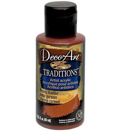 DAT47-35 - DecoArt - Brown Madder - Traditions Acrylics