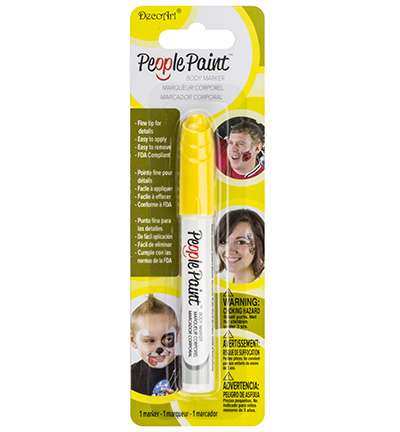 PPM05-K - DecoArt - Body Markers(05)Yellow - 