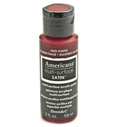 DA508-30 - DecoArt - Dark Scarlet - Americana Multi-surface Acrylics