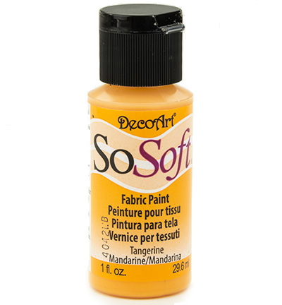 DSS76-26 - DecoArt - Tangerine - SoSoft Fabric Acrylics 30ml