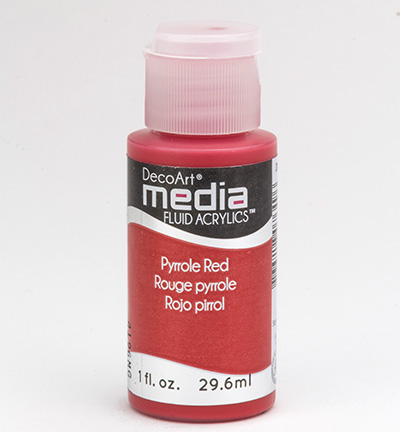DMFA18-26 - DecoArt - Pyrrole Red - Mixed Media Acrylics