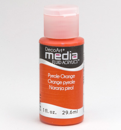 DMFA21-26 - DecoArt - Pyrrole Orange - Mixed Media Acrylics