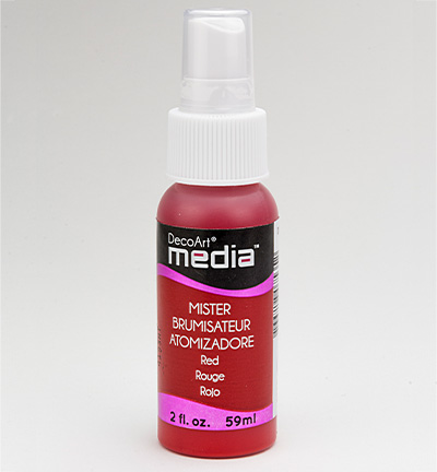 DMM06-25 - DecoArt - Red - Mixed Media Acrylics Spray Mister