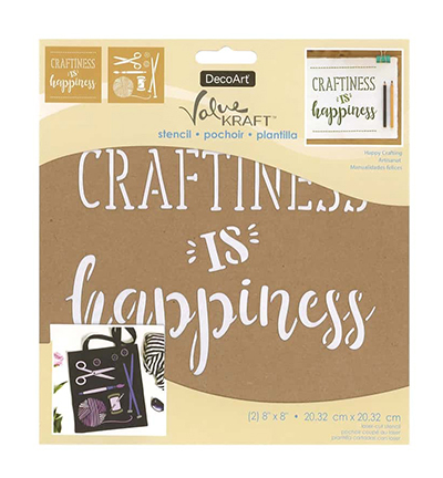 DKS109-A - DecoArt - Happy Crafting - Value Kraft Stencils