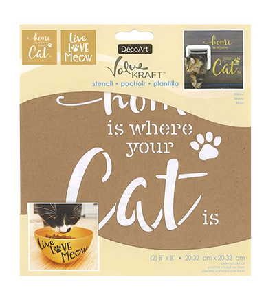 DKS108-A - DecoArt - Meow - Value Kraft Stencils