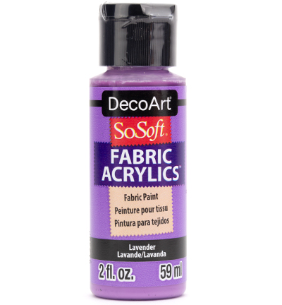 DSS12-30 - DecoArt - Lavender - SoSoft Fabric Acrylics 59ml