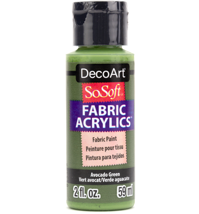 DSS19-30 - DecoArt - Avocado Green - SoSoft Fabric Acrylics 59ml