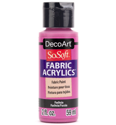 DSS52-30 - DecoArt - Fuchsia - SoSoft Fabric Acrylics 59ml