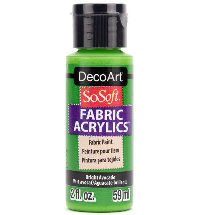 DSS99-30 - DecoArt - Bright Avocado - SoSoft Fabric Acrylics 59ml