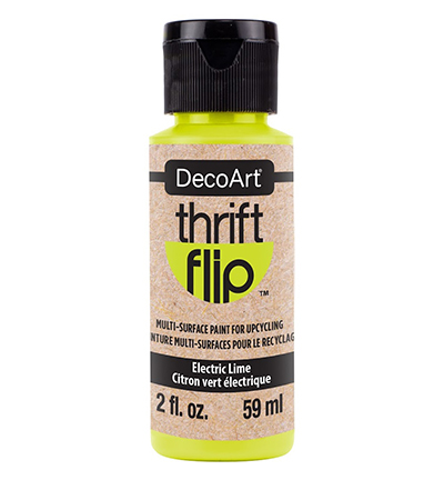 DTFP07-30 - DecoArt - Thrift Flip, Electric Lime - 
