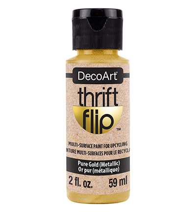 DTFP19-30 - DecoArt - Thrift Flip, Pure Gold (Metallic) - 