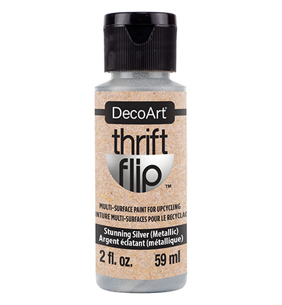 DTFP20-30 - DecoArt - Thrift Flip, Stunning Silver (Metallic) - 