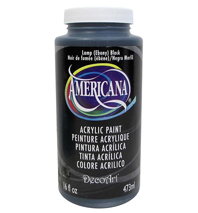 DAO67-65 - DecoArt - Lamp (Ebony) Black - 