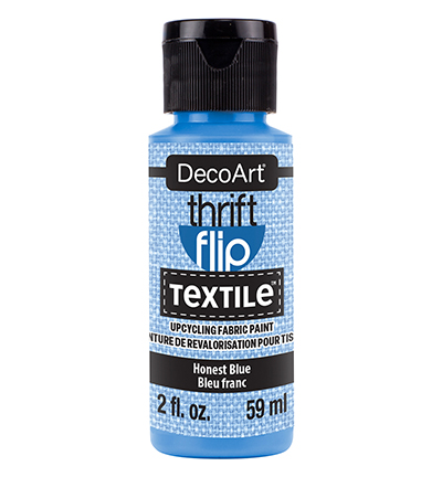 DTFP112-30 - DecoArt - Thrift Flip Textile, Honest Blue - Thrift Flip Textile