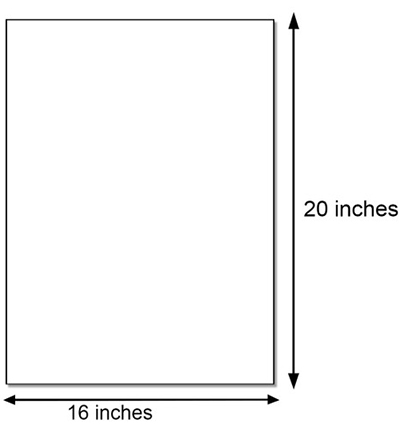 SAM06-W - DecoArt - Papier Graphite Blanc - 