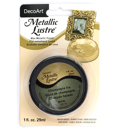 ML04C-28 - DecoArt - Metallic Lustre, Champagne Ice - 