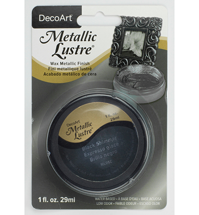 ML05C-28 - DecoArt - Metallic Lustre, Black Shimmer - 