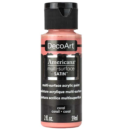 DA574-30 - DecoArt - Coral - Americana Multi-surface Acrylics DA574-30 - DecoArt - Coral - Americana Multi-surface Acrylics