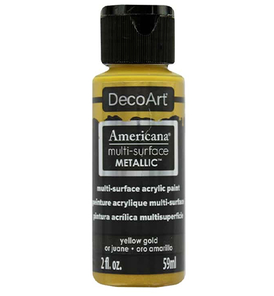 DA551-30 - DecoArt - Metallics Yellow Gold - Americana Multi-surface Acrylics DA551-30 - DecoArt - Metallics Yellow Gold - Americana Multi-surface Acrylics