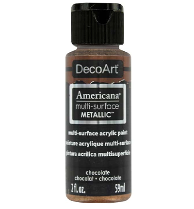 DA552-30 - DecoArt - Metallics Chocolate - Americana Multi-surface Acrylics DA552-30 - DecoArt - Metallics Chocolate - Americana Multi-surface Acrylics