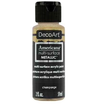 DA554-30 - DecoArt - Metallics Champagne - Americana Multi-surface Acrylics DA554-30 - DecoArt - Metallics Champagne - Americana Multi-surface Acrylics