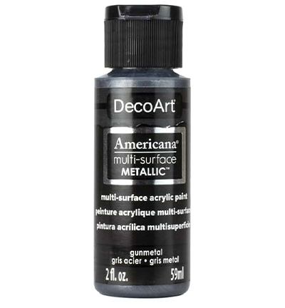 DA570-30 - DecoArt - Metallics Gunmetal - Americana Multi-surface Acrylics DA570-30 - DecoArt - Metallics Gunmetal - Americana Multi-surface Acrylics