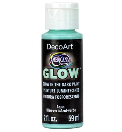 DSS114-30 - DecoArt - Aqua - SoSoft Fabric Glow 59ml