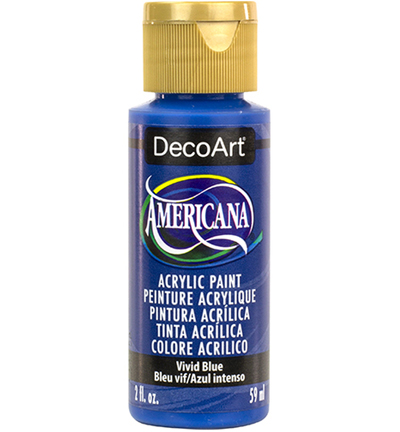 DA394-3 - DecoArt - Vivid Blue - Americana Acrylics
