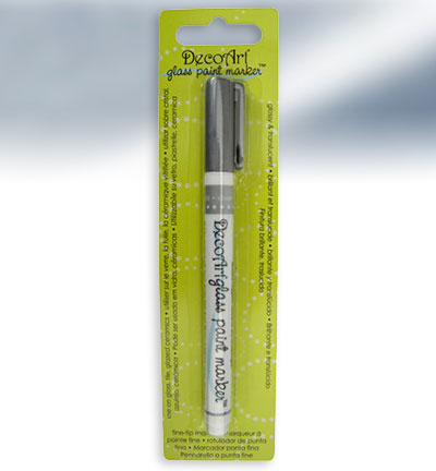 DGPM51-K - DecoArt - Metallic Silver - DecoArt Glass Paint Markers