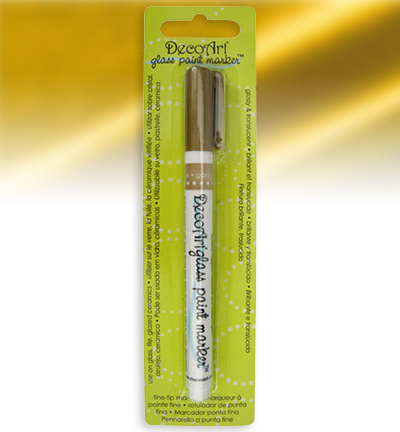 DGPM52-A - DecoArt - Metallic Gold - DecoArt Glass Paint Markers