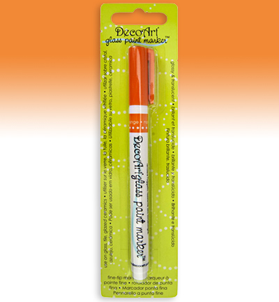 DGPM56-A - DecoArt - Opaque Orange - DecoArt Glass Paint Markers