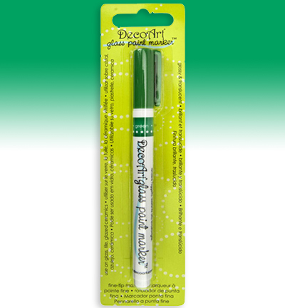 DGPM59-A - DecoArt - Opaque Green - DecoArt Glass Paint Markers