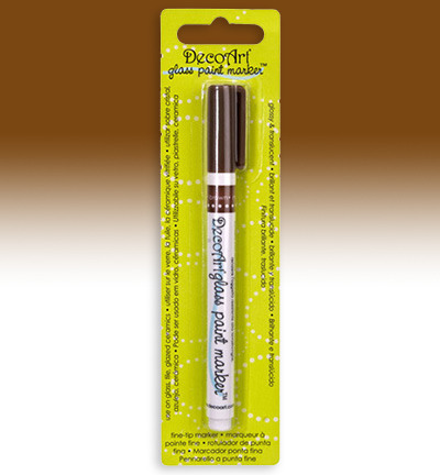DGPM63-A - DecoArt - Opaque Brown - DecoArt Glass Paint Markers