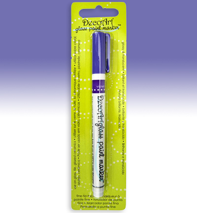 DGPM12-K - DecoArt - Translucent Violet - DecoArt Glass Paint Markers