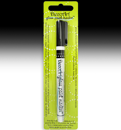 DGPM14-K - DecoArt - Translucent Black - DecoArt Glass Paint Markers