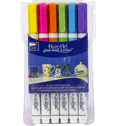 DGPMK02-K - DecoArt - Translucent Brights - DecoArt Glass Paint Markers