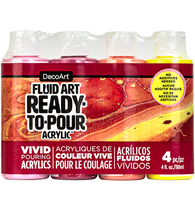 DASK537-B - DecoArt - Sweet Treat - Fluid Art Ready-to-pour Acrylic Packs